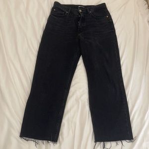 Black Straight jeans